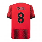 Camiseta AC Milan Jugador Tonali Primera 2023-2024