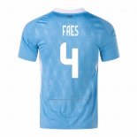 Camiseta Belgica Jugador Faes Segunda 2024