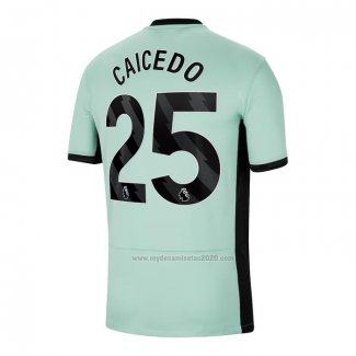 Camiseta Chelsea Jugador Caicedo Tercera 2023-2024