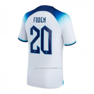 Camiseta Inglaterra Jugador Foden Primera 2022