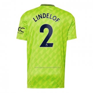 Camiseta Manchester United Jugador Lindelof Tercera 2022-2023