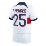 Camiseta Paris Saint-Germain Jugador N.Mendes Segunda 2023-2024