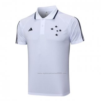 Camiseta Polo del Cruzeiro 2023-2024 Blanco