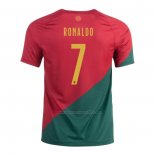 Camiseta Portugal Jugador Ronaldo Primera 2022