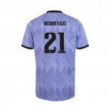 Camiseta Real Madrid Jugador Rodrygo Segunda 2022-2023