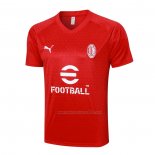 Camiseta de Entrenamiento AC Milan 2023-2024 Rojo