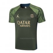 Camiseta de Entrenamiento Paris Saint-Germain Jordan 2024-2025 Verde