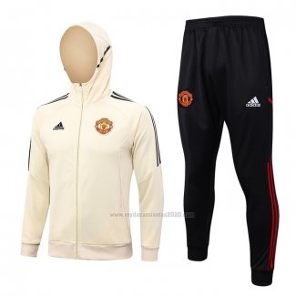 Chandal con Capucha del Manchester United 2023-2024 Amarillo