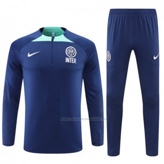 Chandal de Sudadera del Inter Milan 2022-2023 Azul