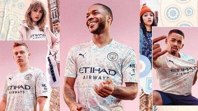 Camiseta Manchester City Tercera 2020-2021