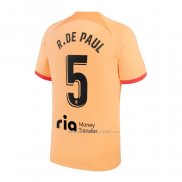 Camiseta Atletico Madrid Jugador R.De Paul Tercera 2022-2023