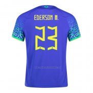 Camiseta Brasil Jugador Ederson M. Segunda 2022