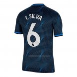Camiseta Chelsea Jugador T.Silva Segunda 2023-2024
