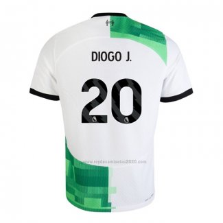 Camiseta Liverpool Jugador Diogo J. Segunda 2023-2024