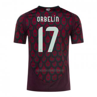 Camiseta Mexico Jugador Orbelin Primera 2024