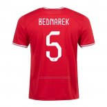 Camiseta Polonia Jugador Bednarek Segunda 2022