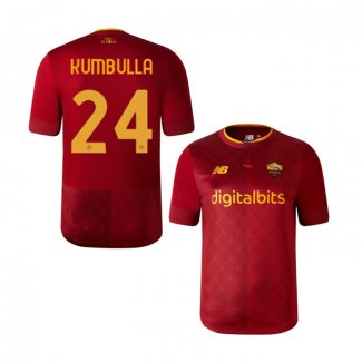 Camiseta Roma Jugador Kumbulla Primera 2022-2023