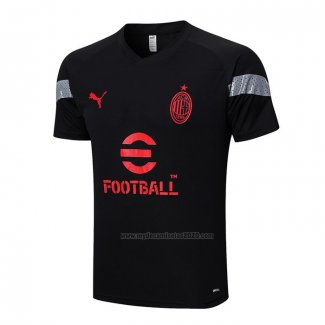 Camiseta de Entrenamiento AC Milan 2022-2023 Negro