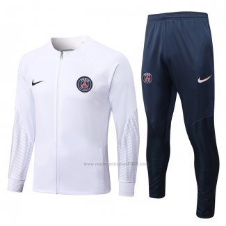 Chandal de Chaqueta del Paris Saint-Germain 2022-2023 Blanco