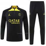 Chandal de Sudadera del Paris Saint-Germain Jordan 2022-2023 Negro