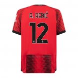 Camiseta AC Milan Jugador A.Rebic Primera 2022-2023