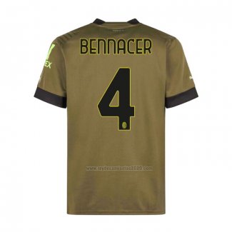 Camiseta AC Milan Jugador Bennacer Tercera 2022-2023