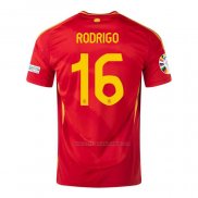 Camiseta Espana Jugador Rodrigo Primera 2024