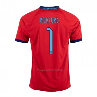 Camiseta Inglaterra Jugador Pickford Segunda 2022