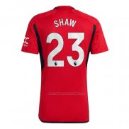 Camiseta Manchester United Jugador Shaw Primera 2023-2024
