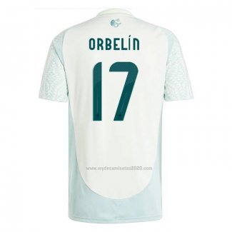 Camiseta Mexico Jugador Orbelin Segunda 2024