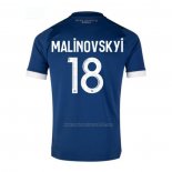 Camiseta Olympique Marsella Jugador Malinovskyi Segunda 2023-2024