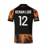 Camiseta Olympique Marsella Jugador Renan Lodi Tercera 2023-2024