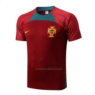 Camiseta de Entrenamiento Portugal 2022-2023 Rojo