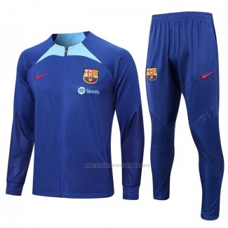 Chandal de Chaqueta del Barcelona 2022-2023 Azul