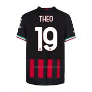 Camiseta AC Milan Jugador Theo Primera 2022-2023