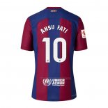 Camiseta Barcelona Jugador Ansu Fati Primera 2023-2024