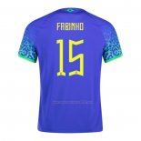 Camiseta Brasil Jugador Fabinho Segunda 2022