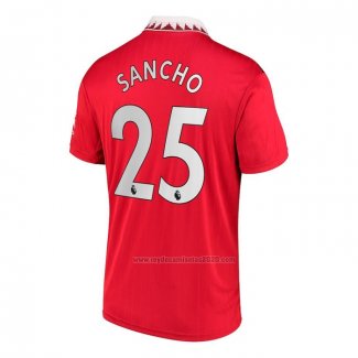 Camiseta Manchester United Jugador Sancho Primera 2022-2023