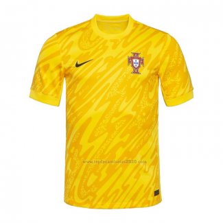 Camiseta Portugal Portero 2024 Amarillo