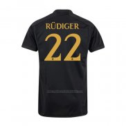 Camiseta Real Madrid Jugador Rudiger Tercera 2023-2024