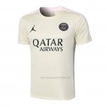 Camiseta de Entrenamiento Paris Saint-Germain Jordan 24-25 Amarillo