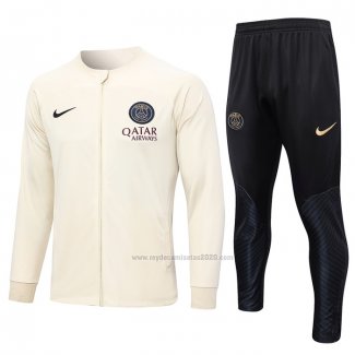 Chandal de Chaqueta del Paris Saint-Germain 2023-2024 Albaricoque