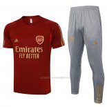 Chandal del Arsenal Manga Corta 2023-2024 Rojo