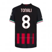 Camiseta AC Milan Jugador Tonali Primera 2022-2023