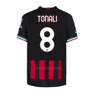 Camiseta AC Milan Jugador Tonali Primera 2022-2023