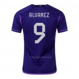 Camiseta Argentina Jugador Alvarez Segunda 2022