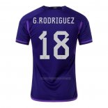 Camiseta Argentina Jugador G.Rodriguez Primera 2022