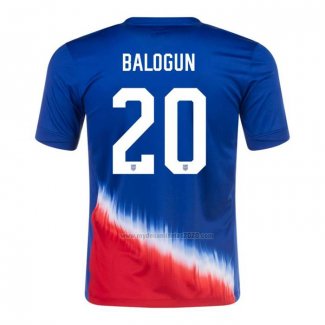 Camiseta Estados Unidos Jugador Balogun Segunda 2024