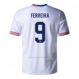 Camiseta Estados Unidos Jugador Ferreira Primera 2024