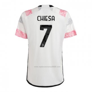 Camiseta Juventus Jugador Chiesa Segunda 2023-2024